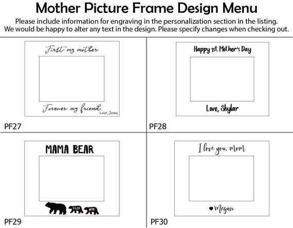 mama bear picture frame