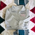 Monogram Nurse Quarter Zip Sweatshirt, Nurse Jacket, Gift for Nurses, Graduation Gifts for Nurses, Heartbeat Nurse Sweatshirt, Embroidered