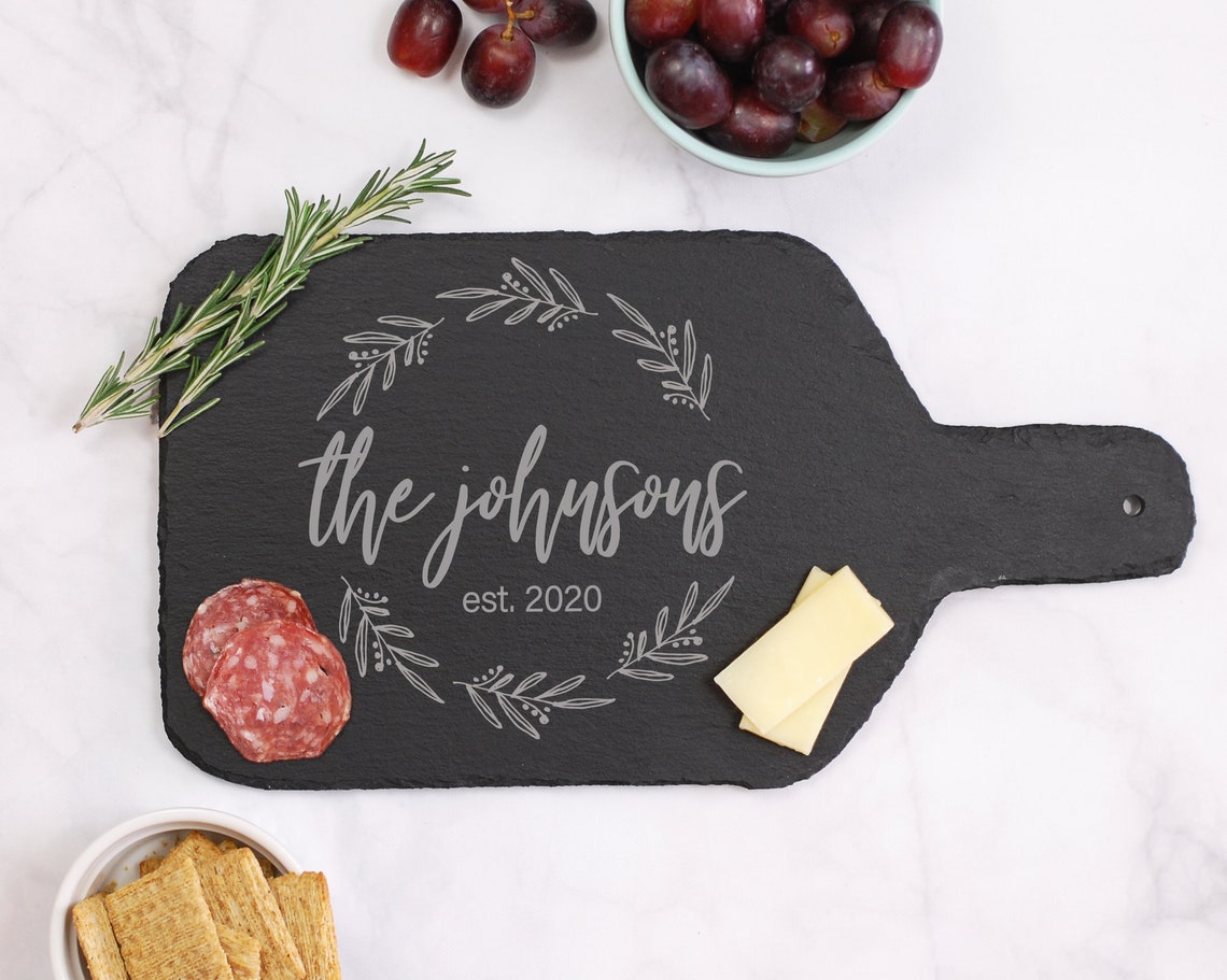 Cutting Board Customized Charcuterie Chalk Board Slate and Etsy