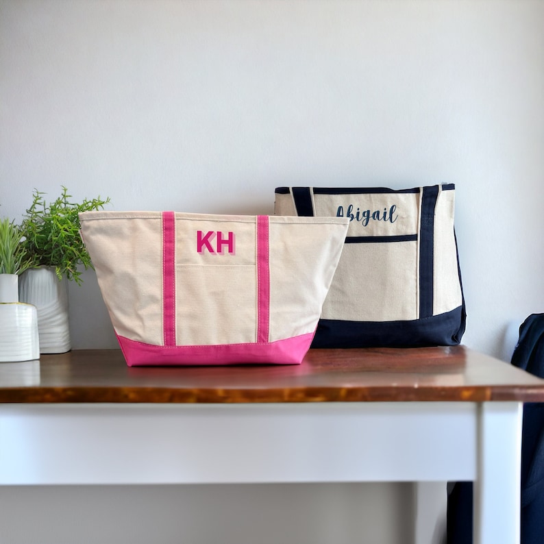 Custom embroidered tote bags
