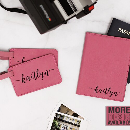 Passport Holder With Name Engraved Personalized Passport Etsy