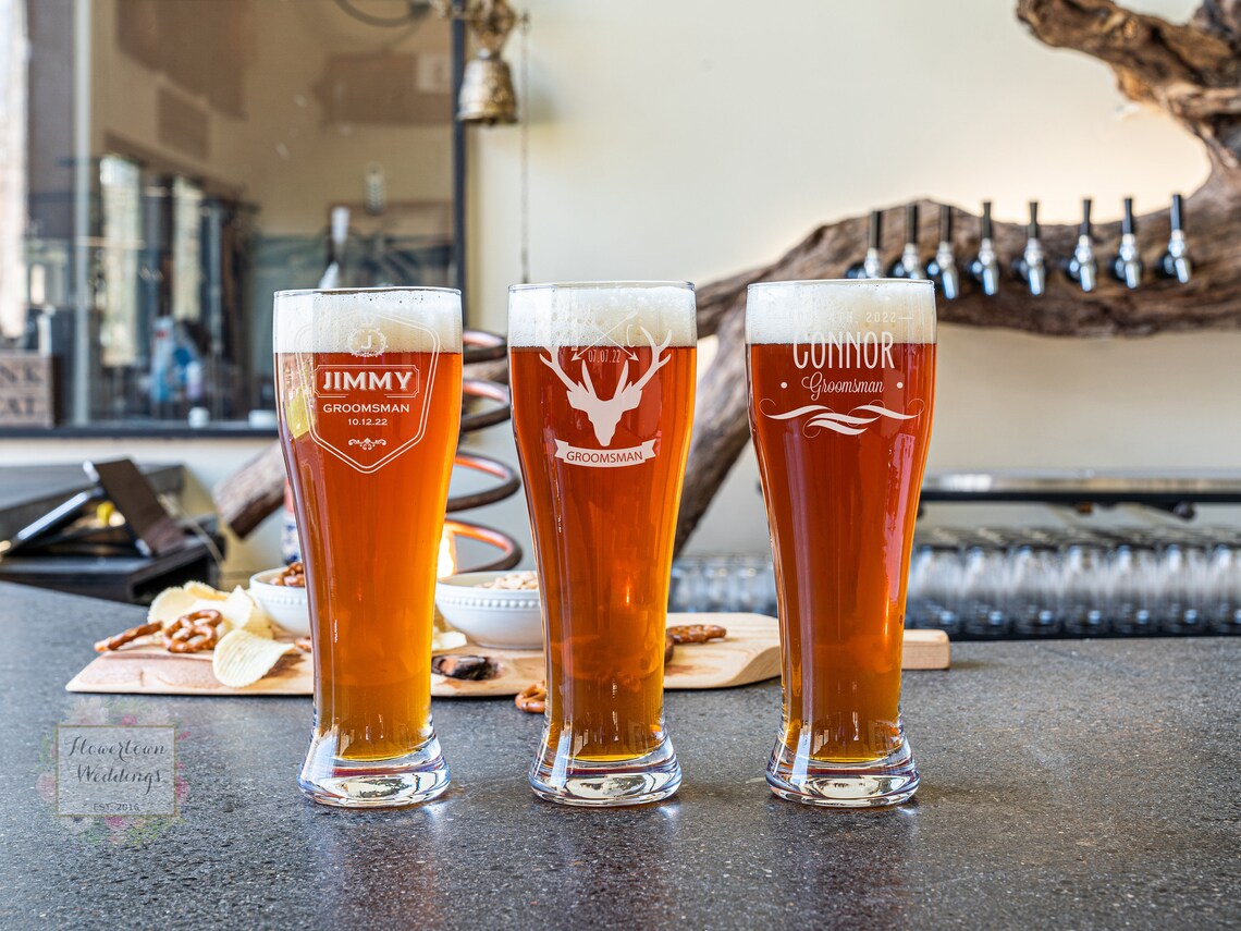 best man beer glass