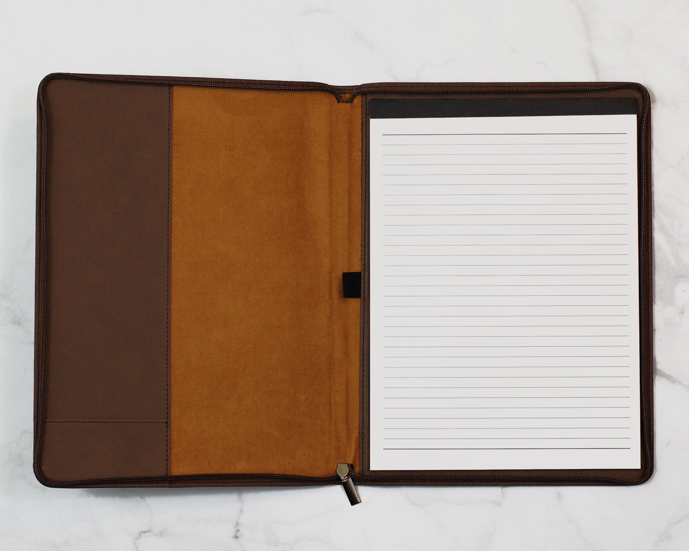 Portfolio for Women Leather Portfolio Personalized Notebook Etsy