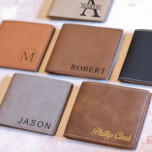 Cartera para hombre - Grabado del cliente - Elija su diseño