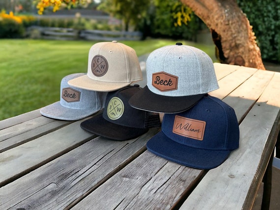 Personalized Kids Hat with Patch, Kids Trucker Hat, Kids Snapback Hat, Custom Baby Hat, Toddler Hat, Trendy Hats for Kids, Custom Name Hat