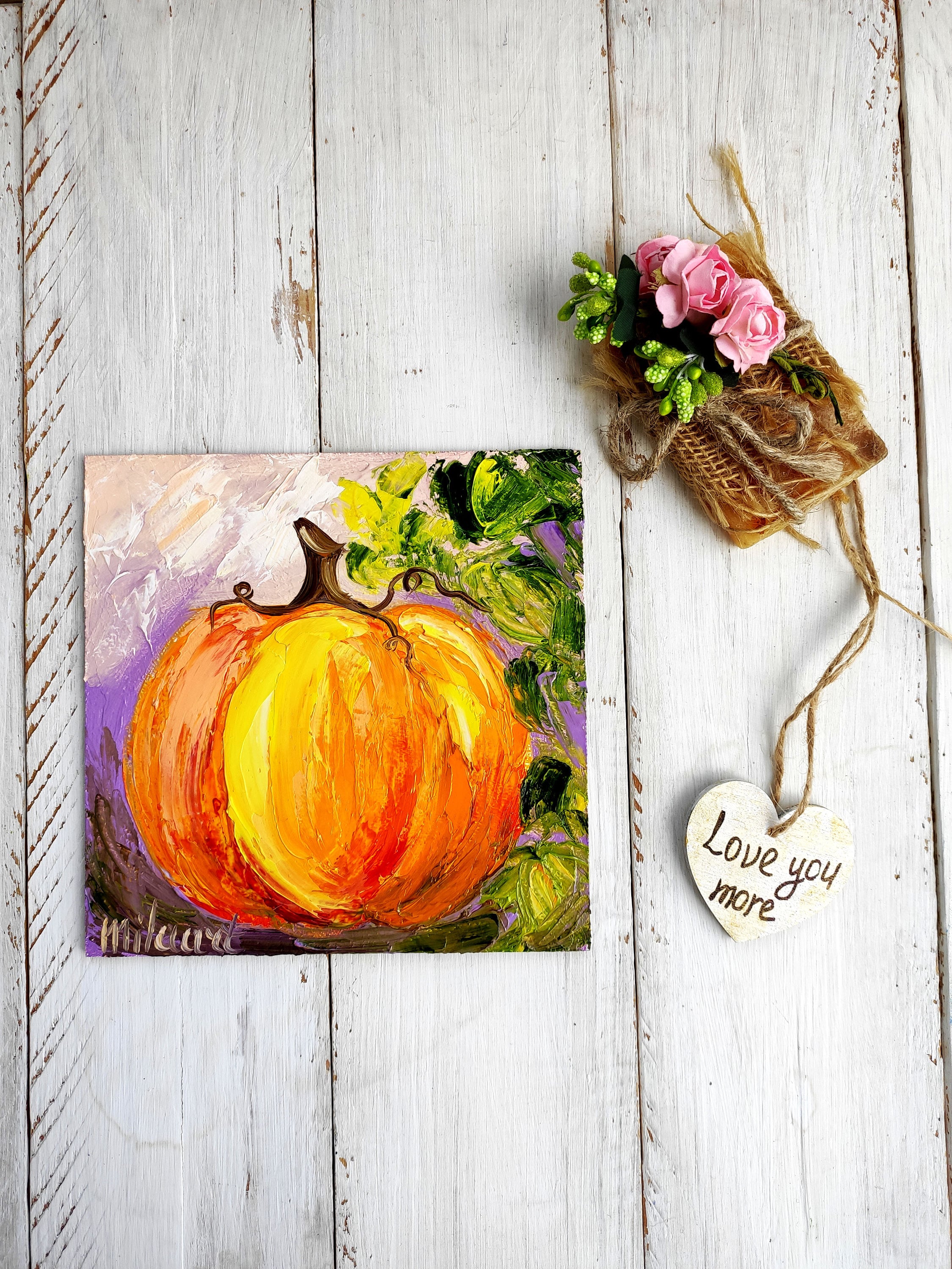 Pumpkin paintings on canvas online