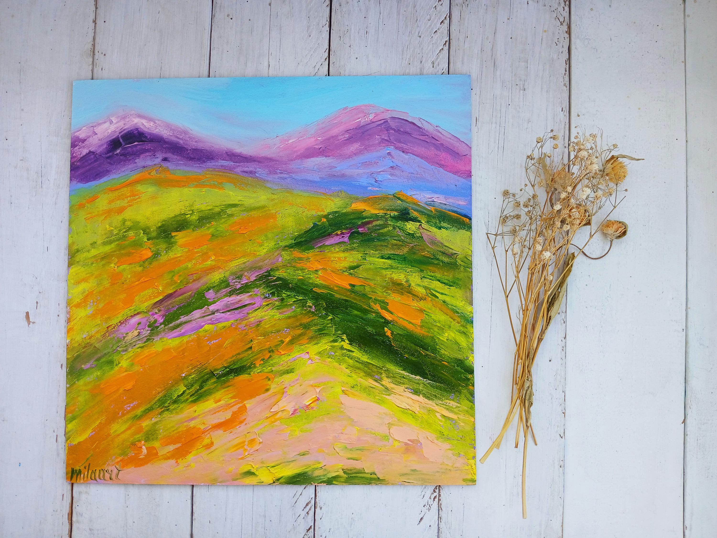 油絵 絵画【黄色い花畑】 油絵 絵画【黄色い花畑】 油絵 黄色い花畑 絵画 HR 通販