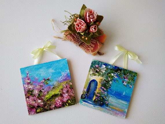 canvas greeting card