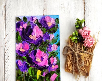 絵画　油絵　原画　一点物　花　紫陽花　ピンク　　　　可憐　SM 油絵】【梅雨に咲くピンクの紫陽花】 #油絵 #手書き #アート #紫陽花
