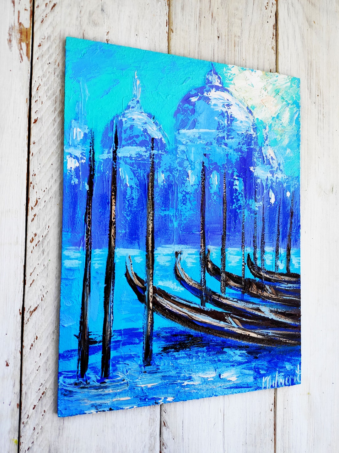 Venice Large Oil Painting on Canvas Venice Italy Scenic Etsy