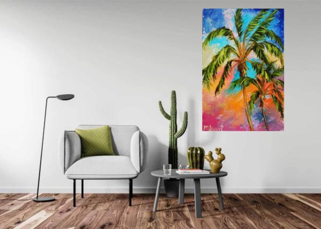 Original painting, Oil on canvas, 30x30cm, Las Palmas 45 main image 1