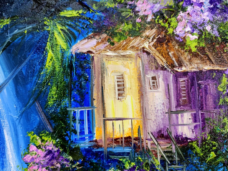 Hawaii Original Oil Painting on Canvas Impasto Hawaiian Art Etsy