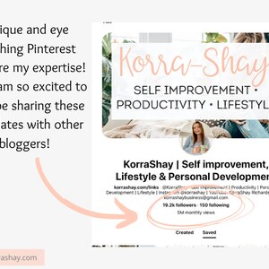 Pinterest Templates For Bloggers Sage Edition On Canva image 2