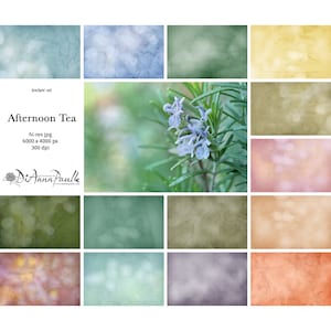 Afternoon Tea Photoshop Texture Set, Photoshop Overlays, Digital Backdrops, Digital Paper