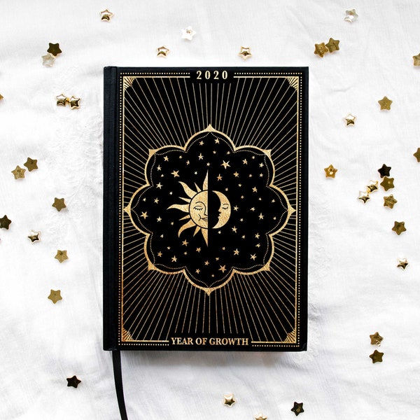 2020 Year of Growth Book, Daily Planner, Gratitude Journal, 2020 Diary