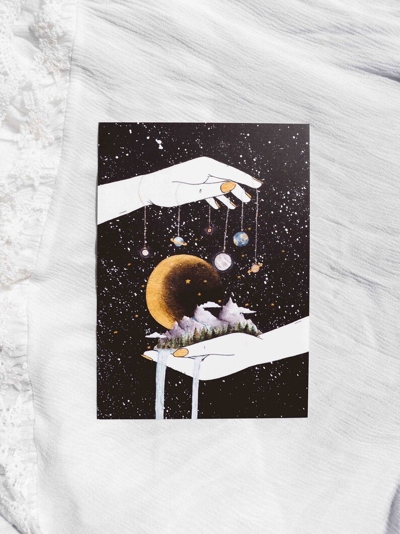 Postcard Your Own Universe Etsy