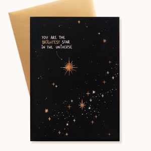 Brightest Star Greeting Card image 1