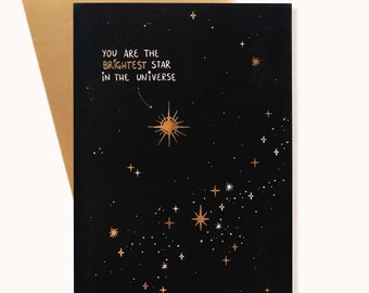 Brightest Star Greeting Card