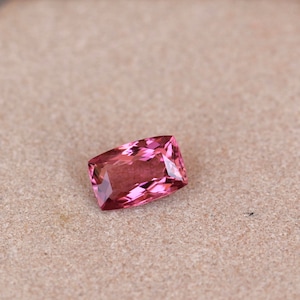 Natural Pink tourmaline / 1.20 ct/ cushion tourmaline/ tourmaline cut.