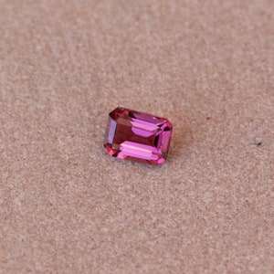 Natural rubellite tourmaline octagon cut, emerald cut tourmaline, tourmaline ring, nigeria tourmaline, tourmaline ring, octagon cut