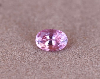 Natural Pink Sapphire from Ceylon Sri Lanka weighing around 0.78 carats. No heat sapphire, pink sapphire.