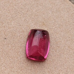 Top quality Natural Rubellite Tourmaline sugarloaf cabochon  from Nigeria
