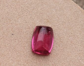 4.74 CT Natural Rubellite Tourmaline Sugarloaf Cabochon – Nigerian Gemstone