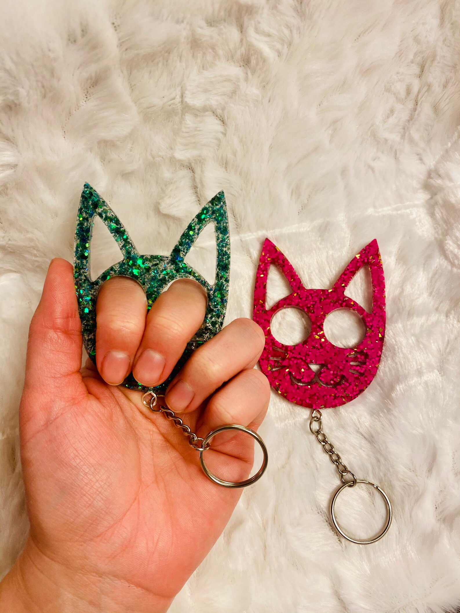 Kitty keychain Etsy