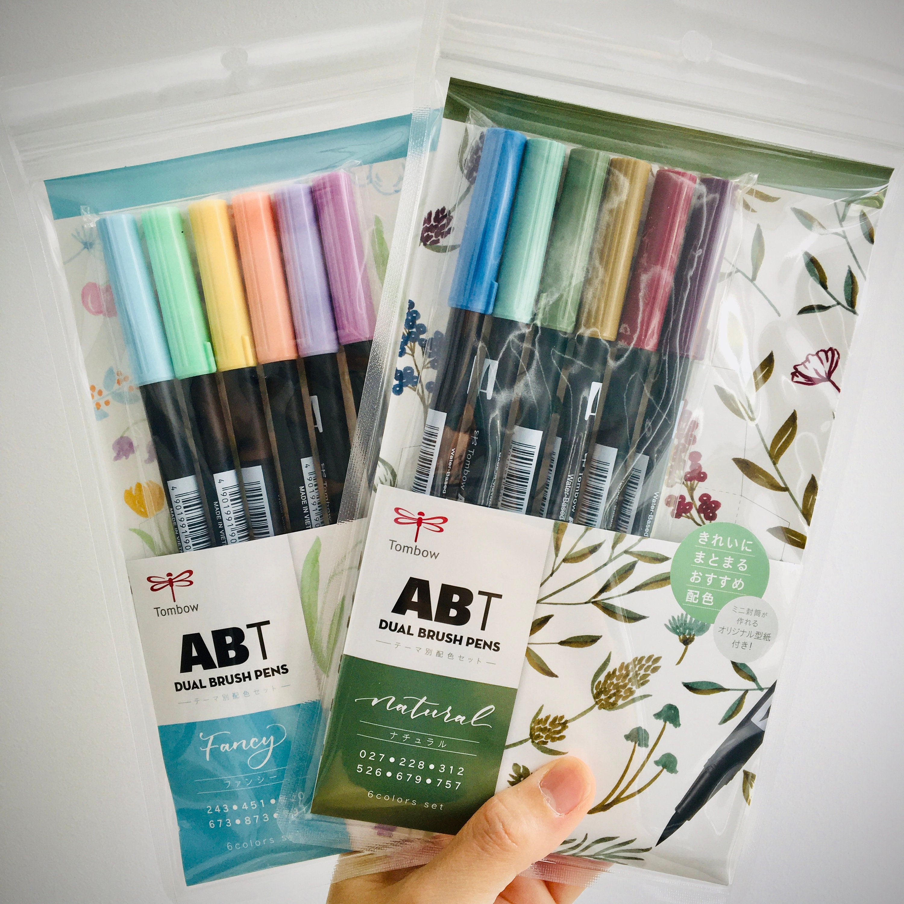 Tombow Brush Pens Japanese Tombow Calligraphy Brush Pens Etsy Australia