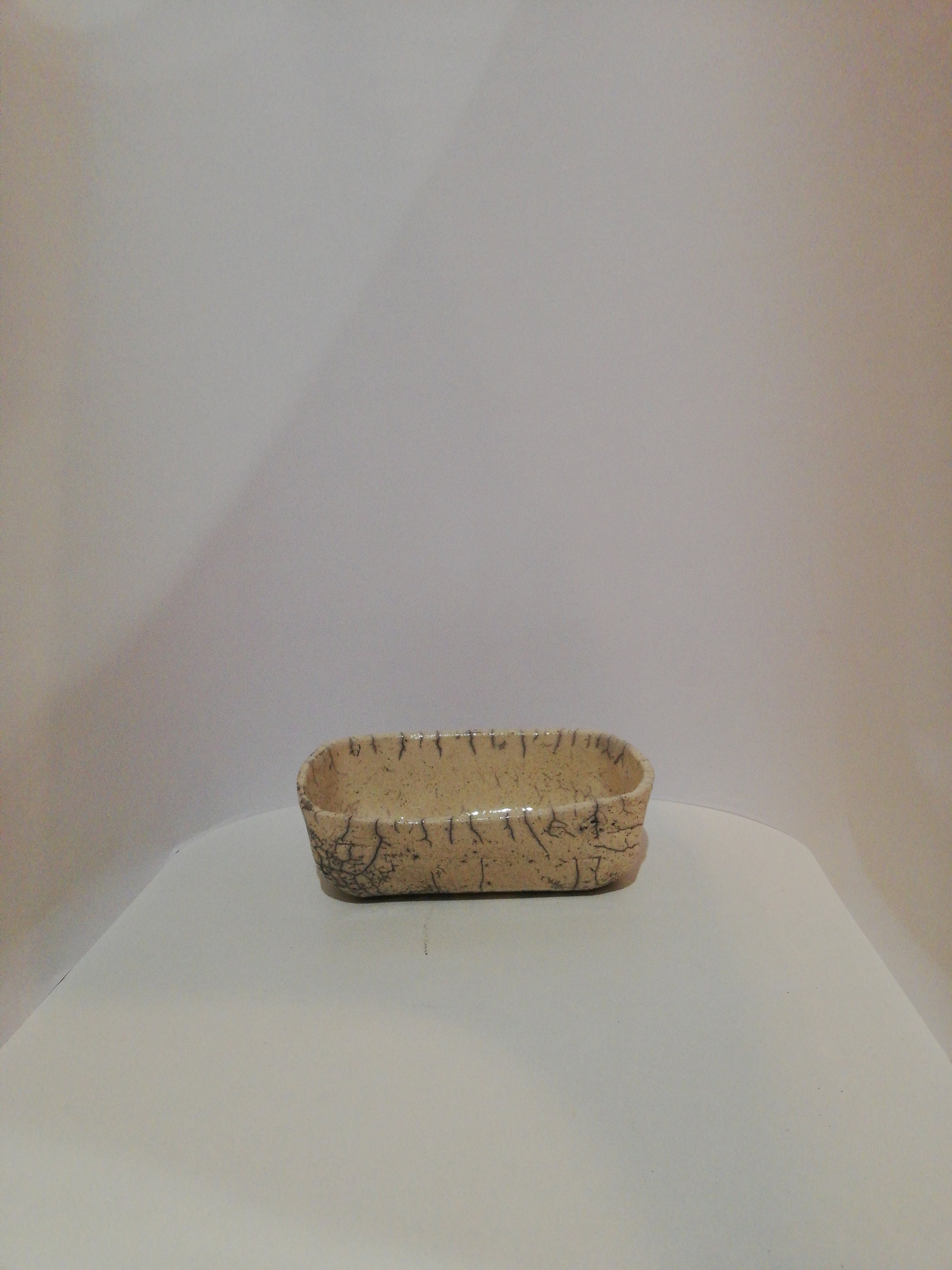 Petit Plat en Céramique Grès Raku