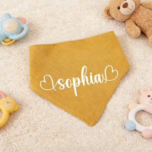Personalized Baby  Name Muslin Scarf, Baby Shower Gifts for Toddlers, Newborns Gift