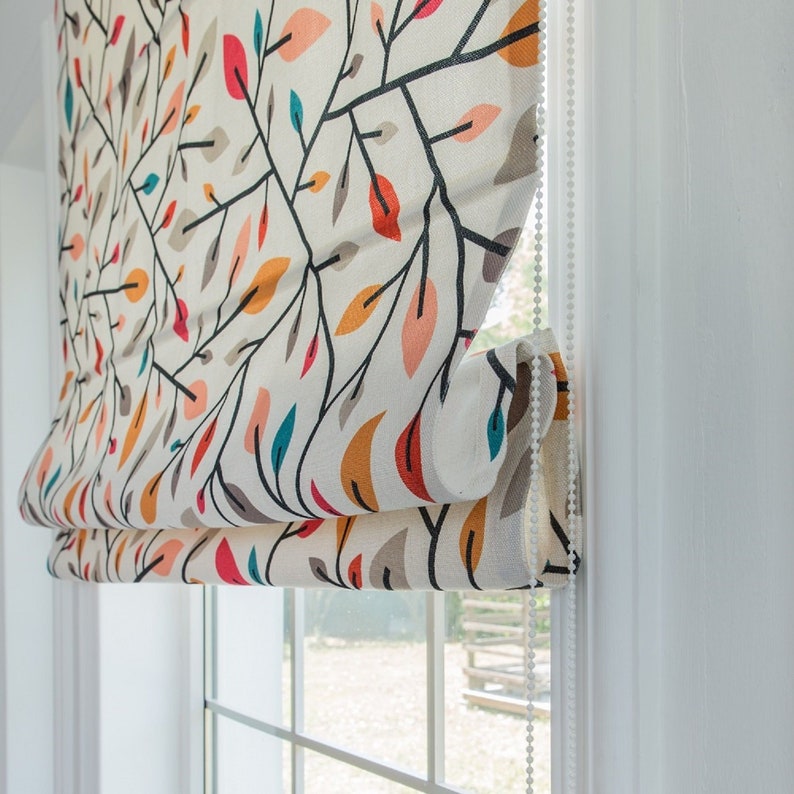 bathroom roman blind kit kitchen curtain flat fold fabric blinds french