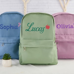 Personalized Kid Backpack with Name, School Bag, Custom Toddler Backpack, Back to School, Custom Kids Backpack, Birthday Gift for Girls