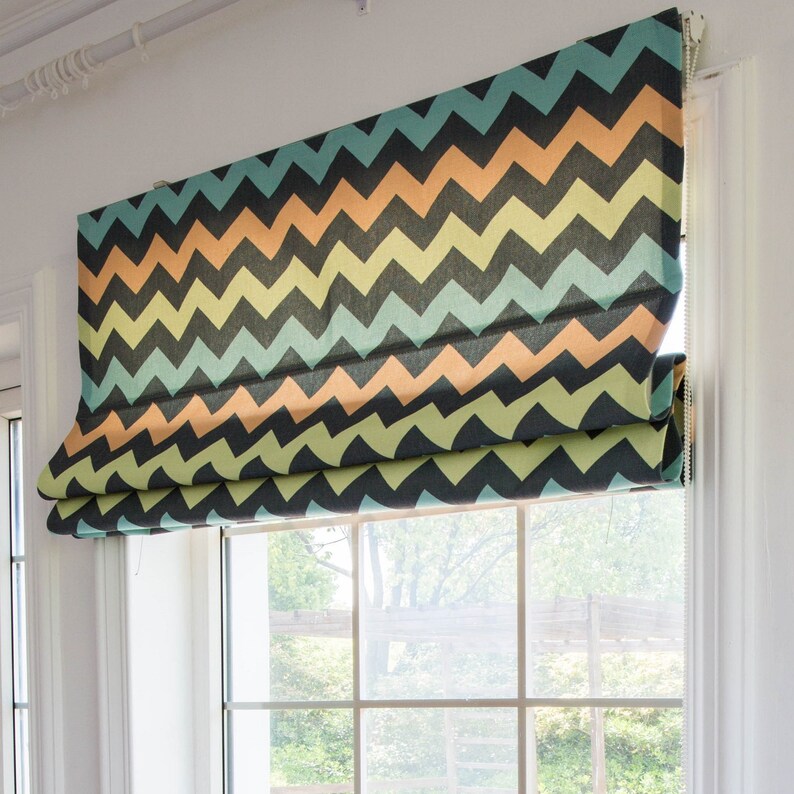 bathroom roman blind kit kitchen curtain flat fold fabric blinds french