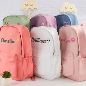 Personalized Kid Backpack, Custom Kindergarten Toddler Gifts, Kids School Bag, Backpacks for Girls Boys, Birthday Gifts, Back to School Gift