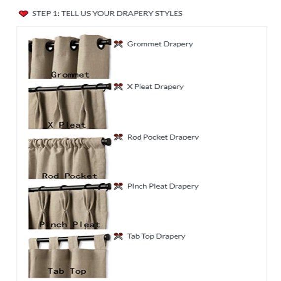 Custom Panel Curtain Living Room Drapery Blackout Curtain Etsy