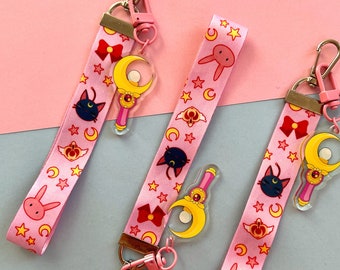 Anime Lanyard Keychain/Key Holder/Sailorm/Keychain