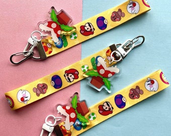 SuperMario Lanyard Keychain/Key Holder/Keychain