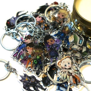 Overwatch Keychain Charm