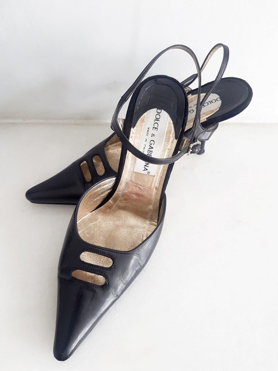 black slingback shoes uk