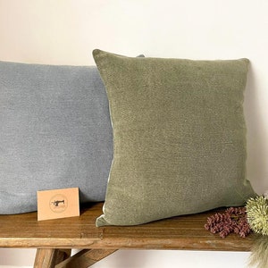 NINA - Plain Linen Modern Farmhouse Cushion Covers
