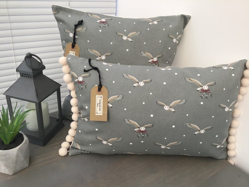 Sophie Allport Night Owl Handmade Christmas Cushion Covers Etsy