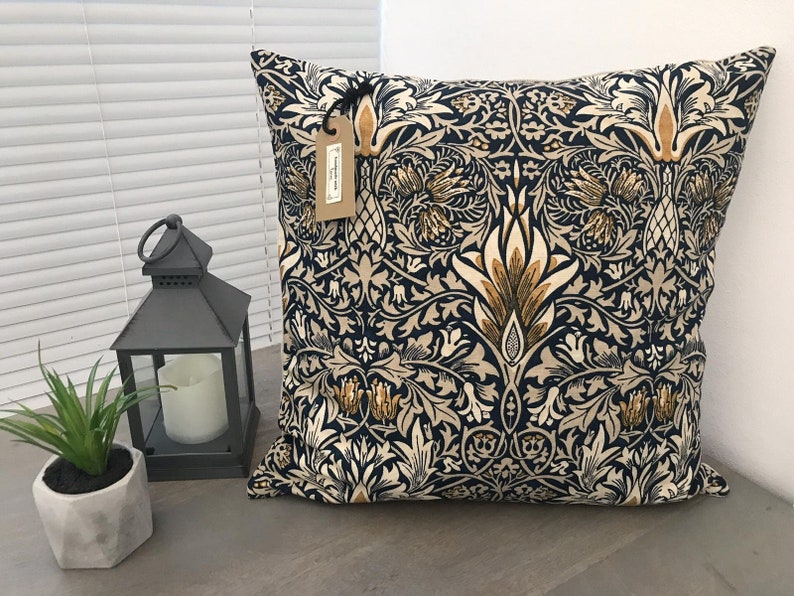 ScarlettMaeDesigns William Morris Snakeshead Cushion Cover - Thumbnail 4