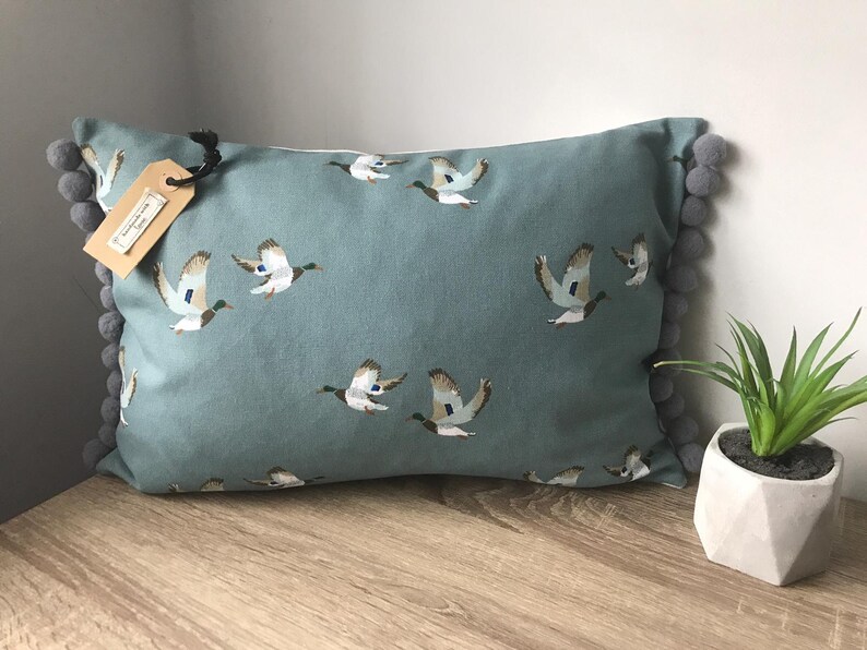 Sophie Allport 'ducks' Fabric Handmade Cushion Covers Etsy UK