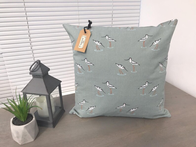 Sophie Allport 'Coastal Birds' Fabric Handmade Cushion Etsy