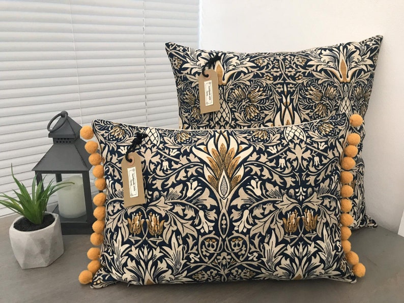 ScarlettMaeDesigns William Morris Snakeshead Cushion Cover - Thumbnail 3