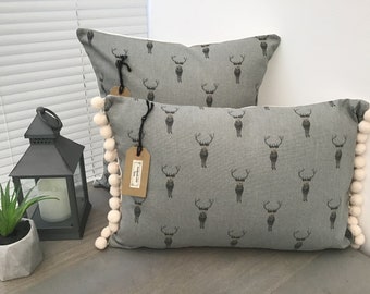 Sophie Allport 'Highland Stag' Fabric Handmade Cushion Covers