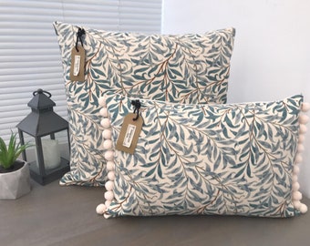 William Morris Green Willow Bough Handmade Cushion Covers