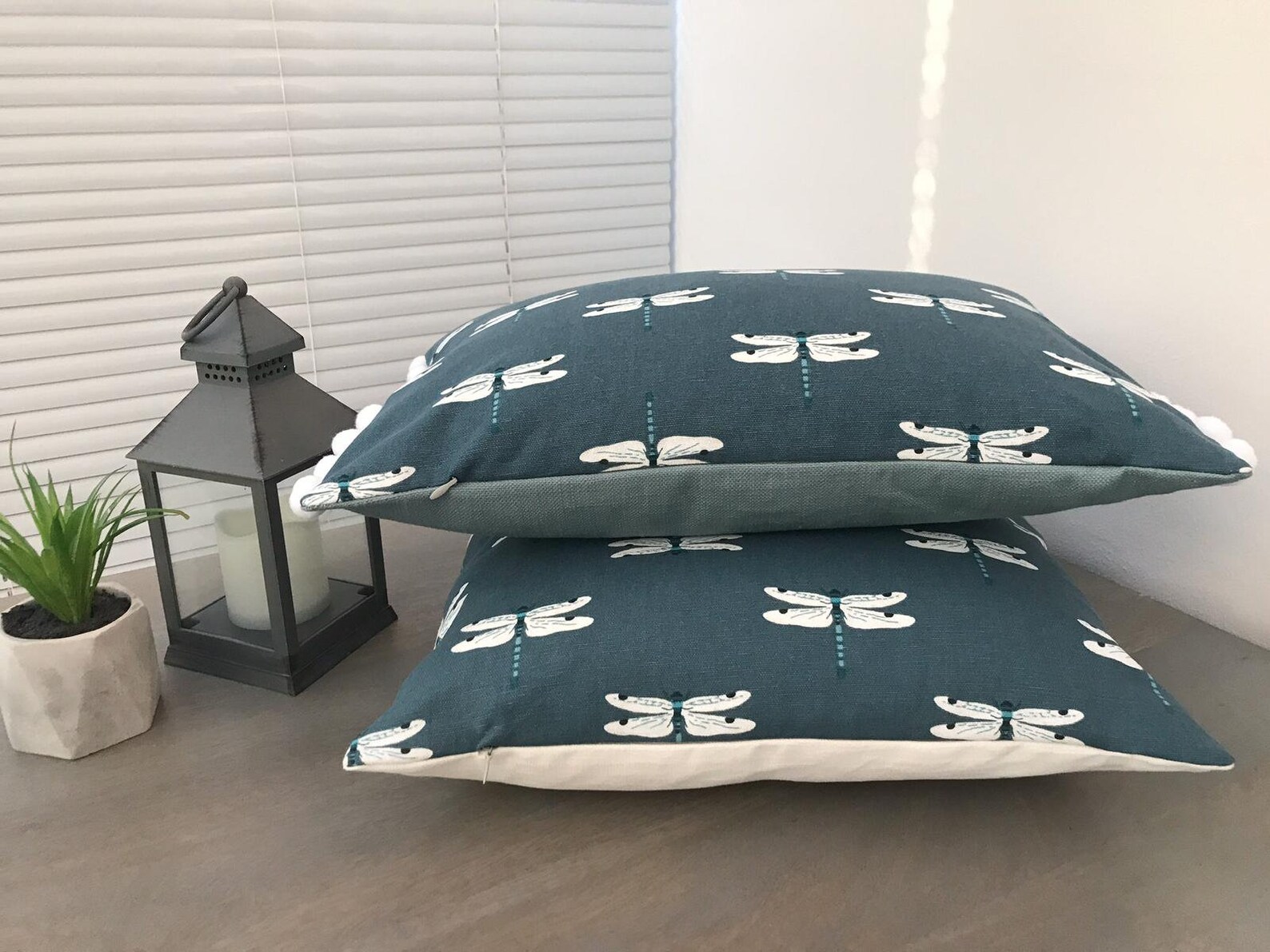 Sophie Allport 'dragonfly' Fabric Handmade Cushion Etsy UK