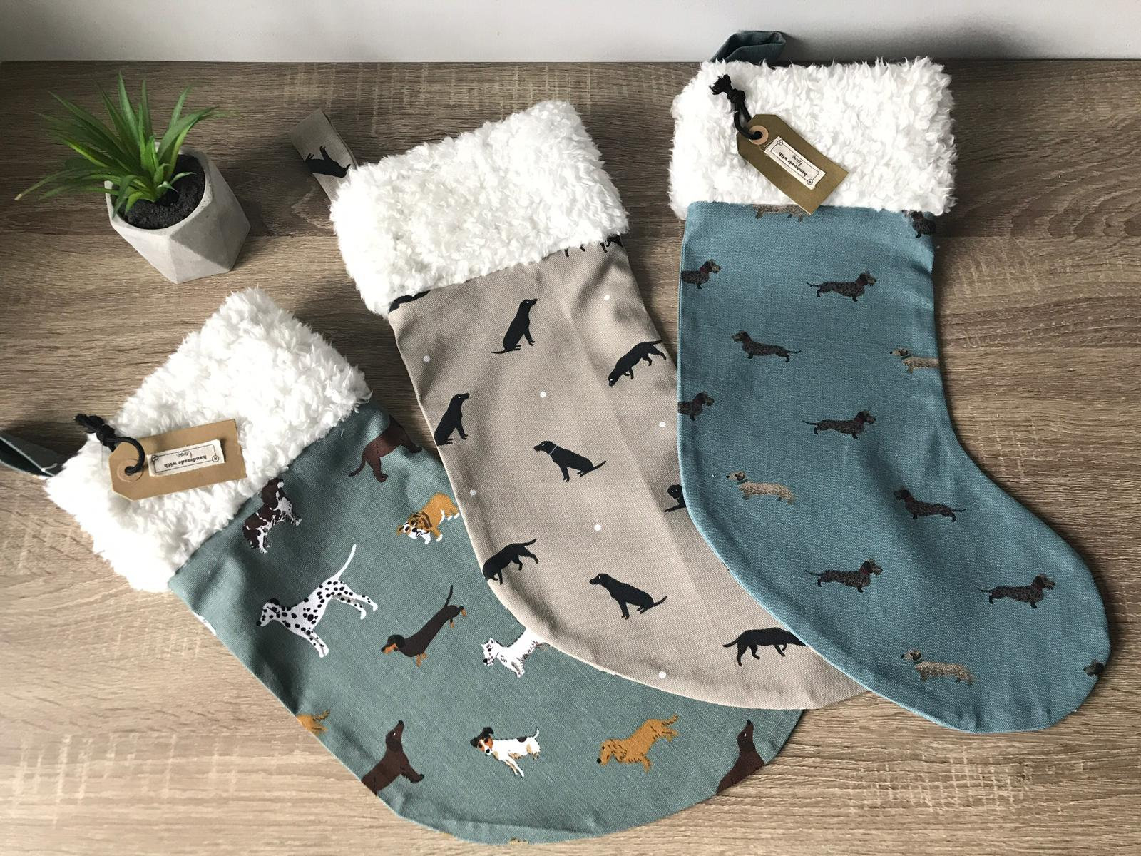 Personalised Sophie Allport Handmade Christmas Dog Stockings Etsy